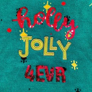Green Holly Jolly Ugly? Christmas Sweater M